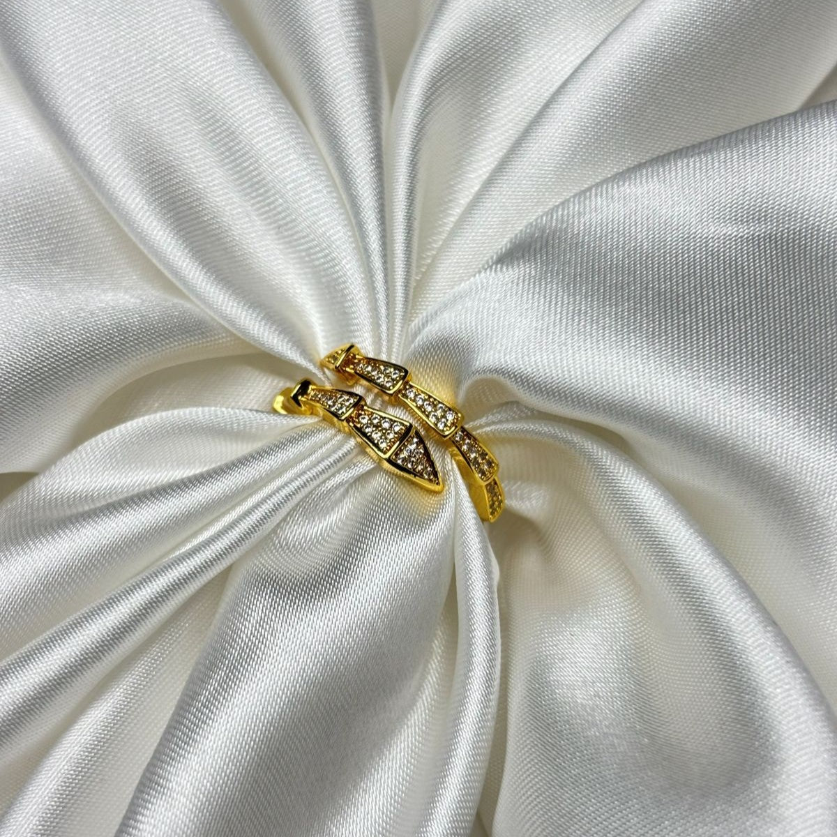 Studded Serpent Ring