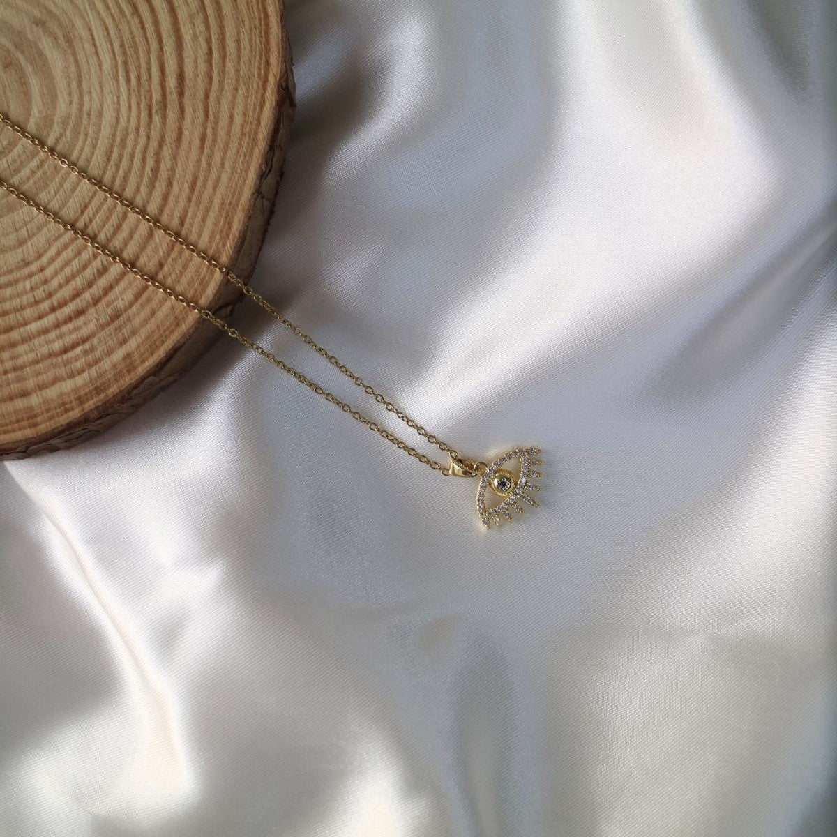 Golden Evil Eye Chain